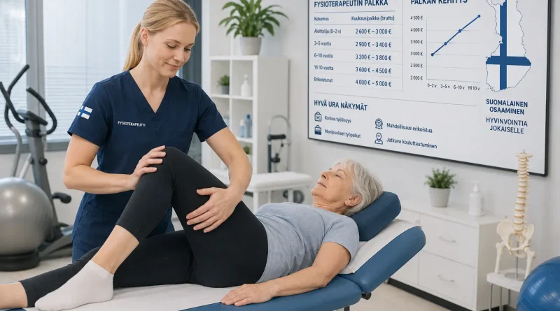 fysioterapeutti palkka
