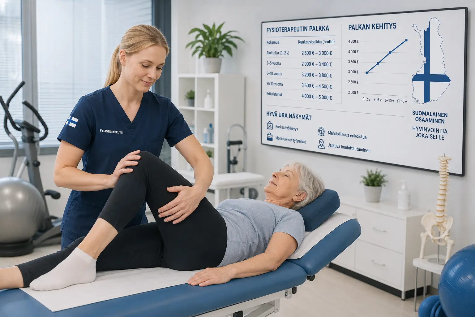 Fysioterapeutti palkka Suomessa